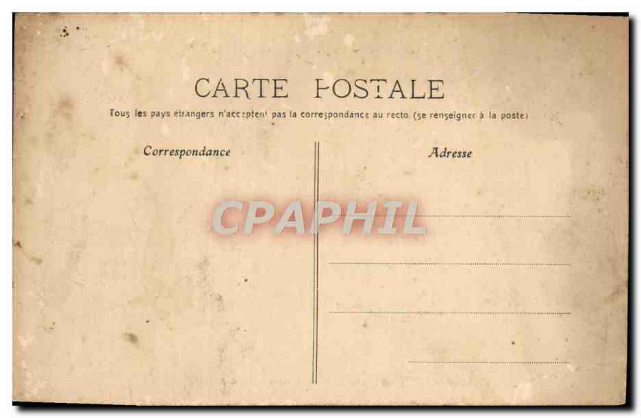 CPA Landreville La Rue Basse Enfants Cafe du commerce — Rückseite