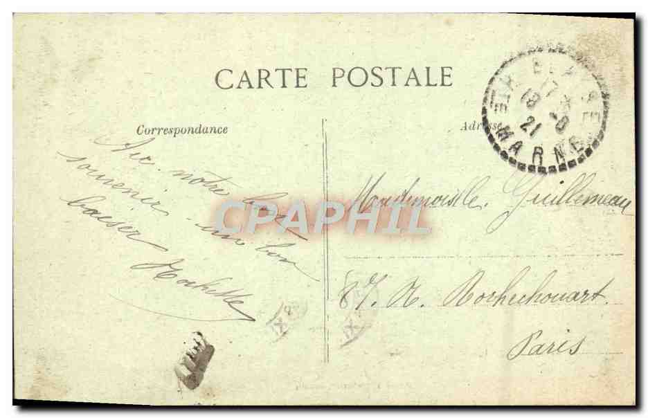 CPA La Haute Marne Chaumont Le Tunnel  — Rückseite