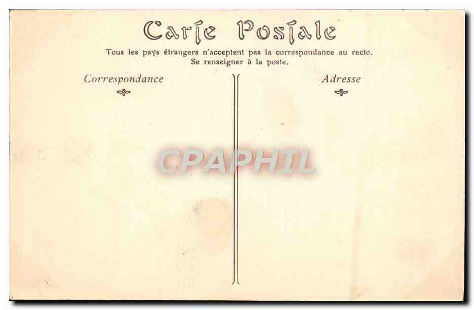 CPA Orleans L'Hotel Des Postes Tramway — Verso