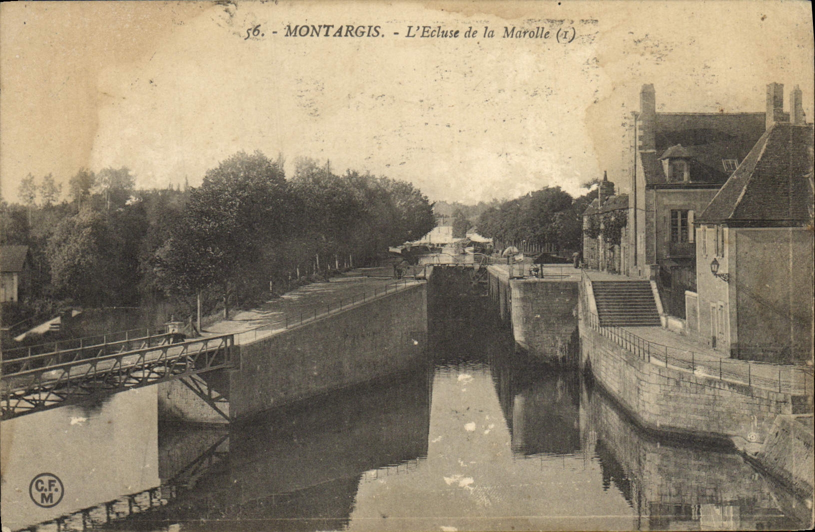 CPA Montargis L'Ecluse De La Marolle