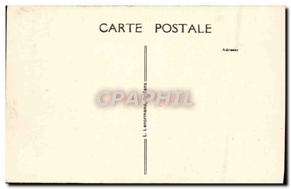 CPA Chatillon sur Loire La Loire Et Le Canal Automobile — Rückseite