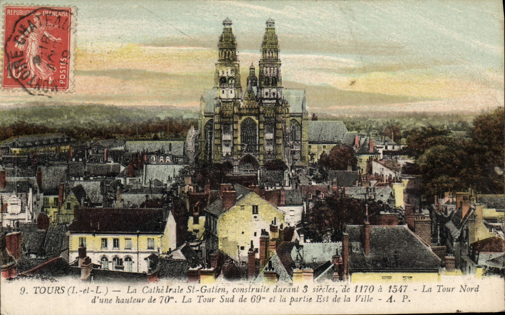CPA Tours La Cathedrale St Gatien 
