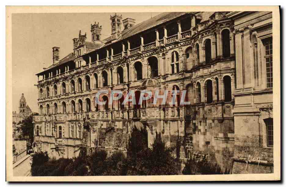 CPA Blois Le Chateau Facade Francois 1er