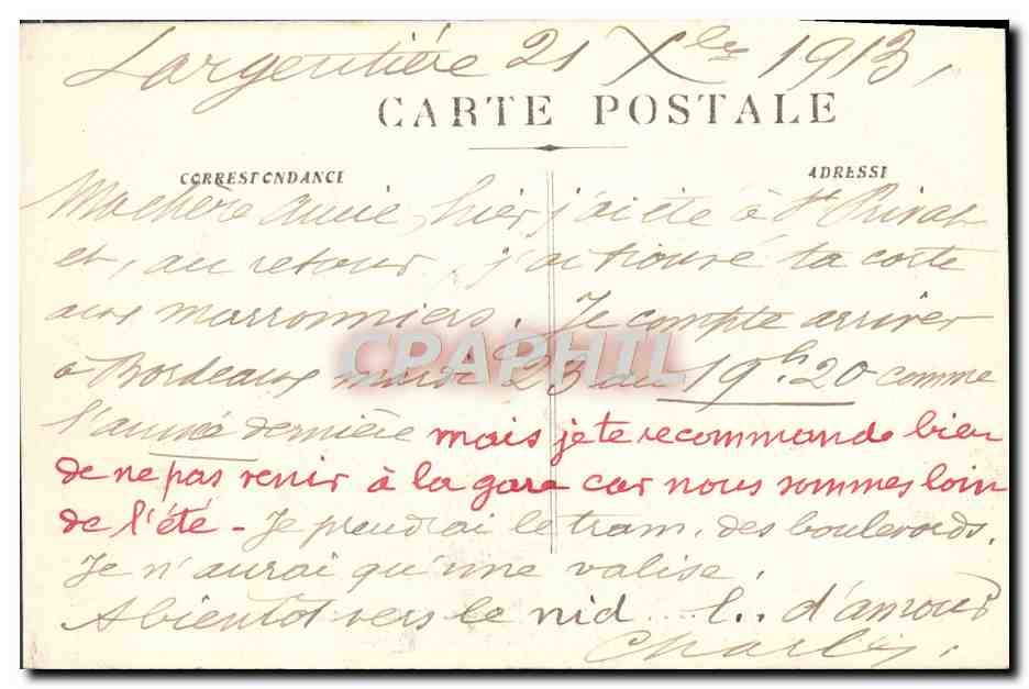 Vue panoramique sur VOGUE et BAUVE — L'ARDÈCHE ILLUSTRÉE — Cliché Dureau — Verso