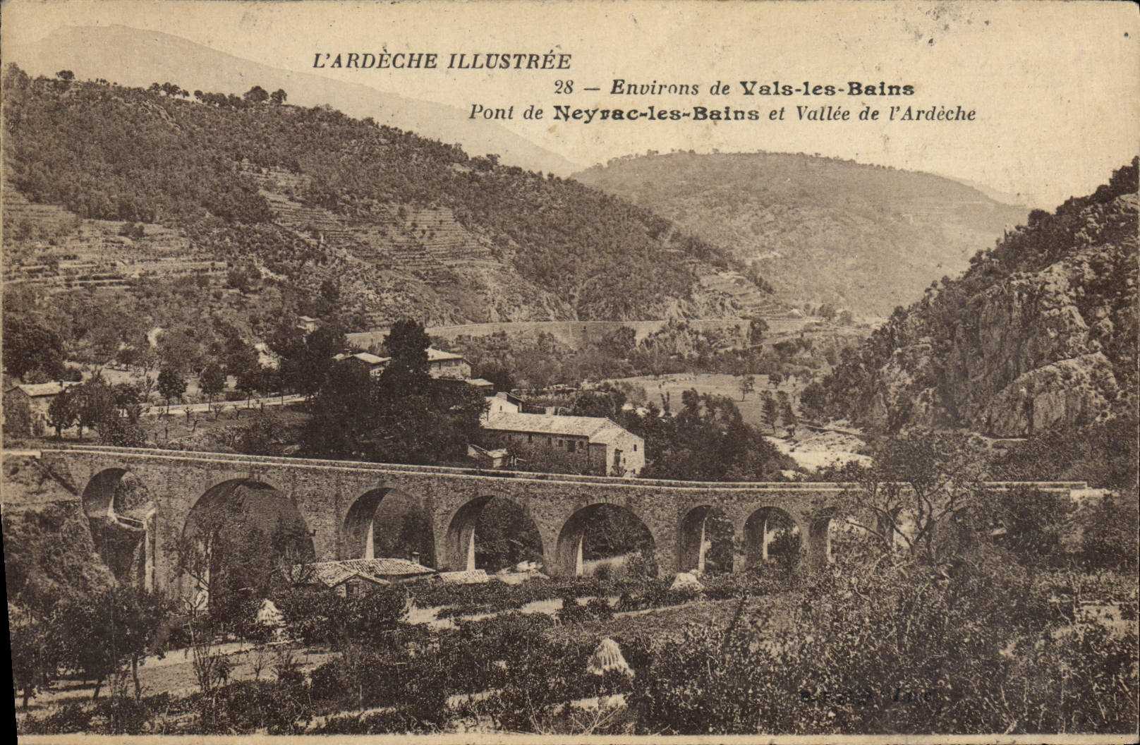 Pont de Neysrac-les-Bains — Vallée de l'Ardèche — L'Ardèche Illustrée n°28
