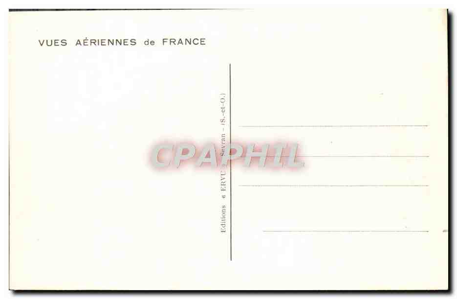 CPA Vues Aeriennes De France Usse — Rückseite