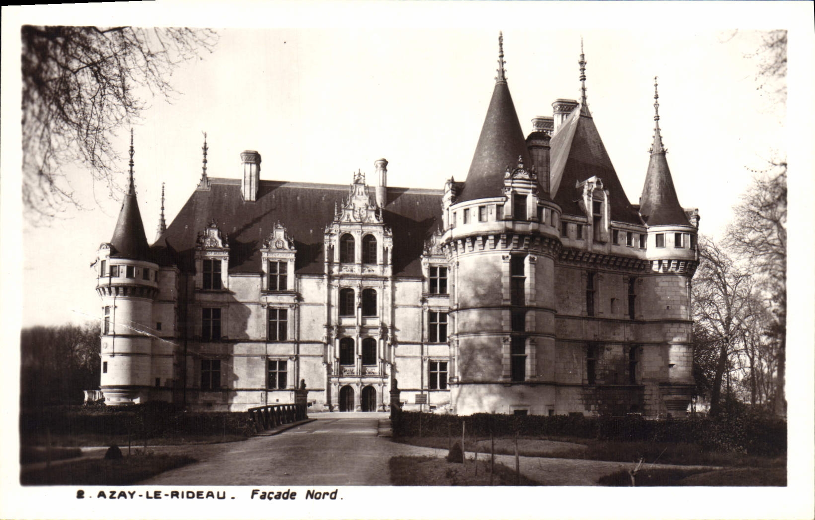 CPA Azay Le Rideau Facade Nord
