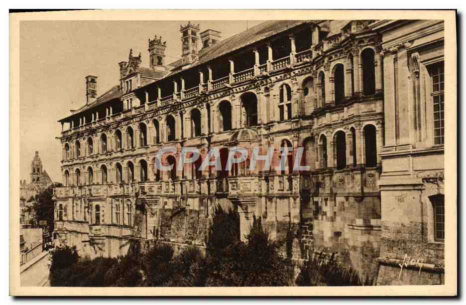 CPA Blois Le Chateau Facade Francois 1er
