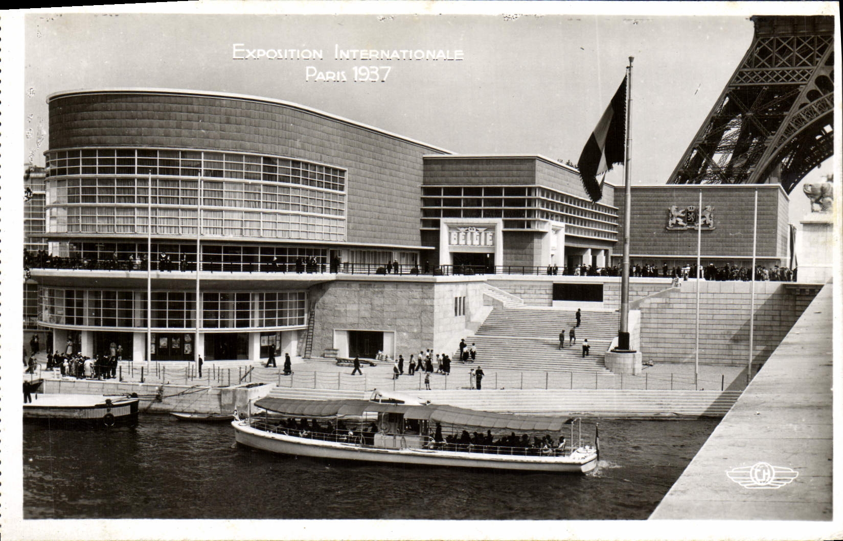 Pavillon de la Belgique — Internationale Ausstellung Paris 1937 — Verlag H. Châtil