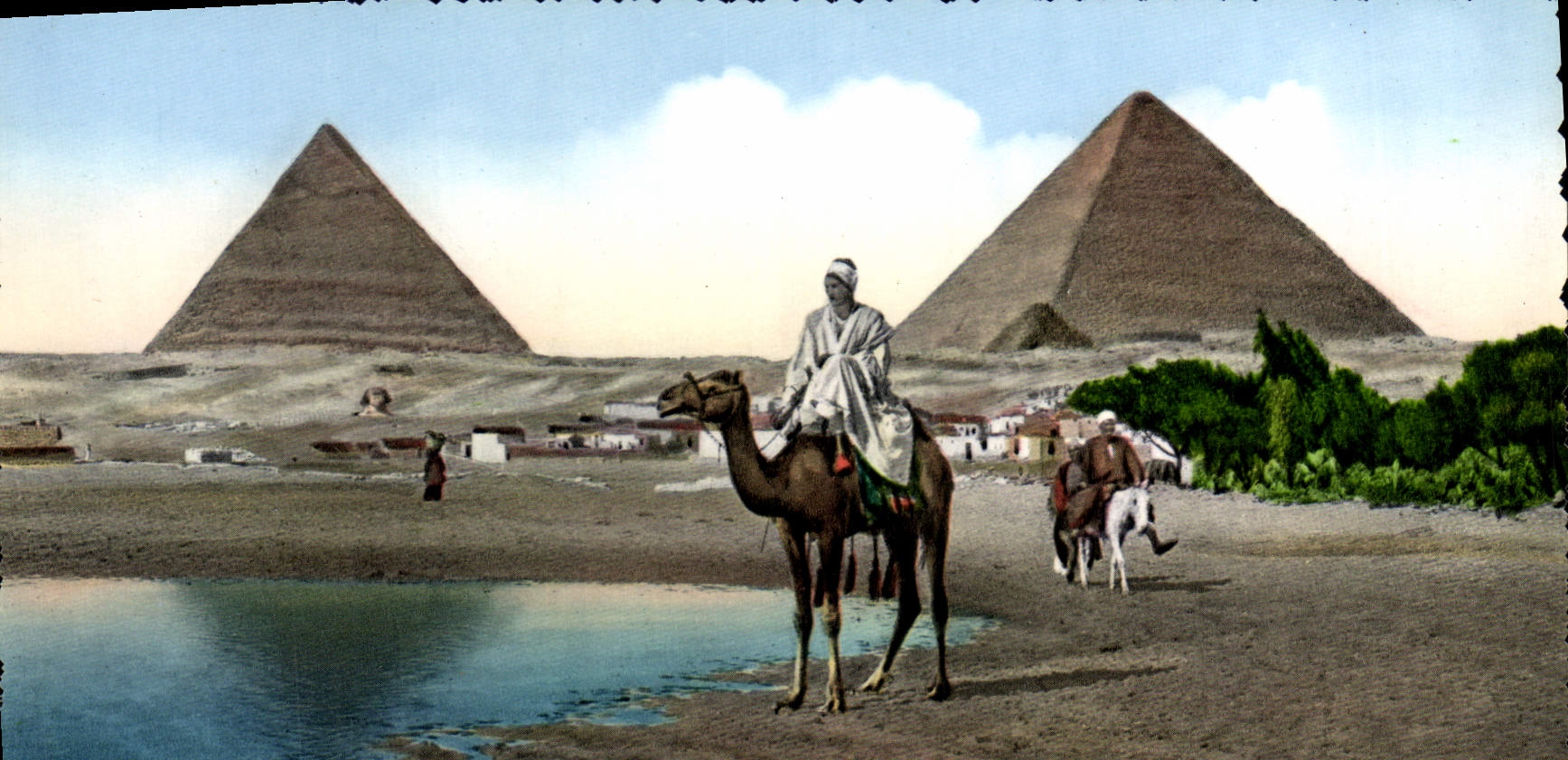 Les Pyramides de Gizeh — Égypte — K. Lamberti & Cie, Calio