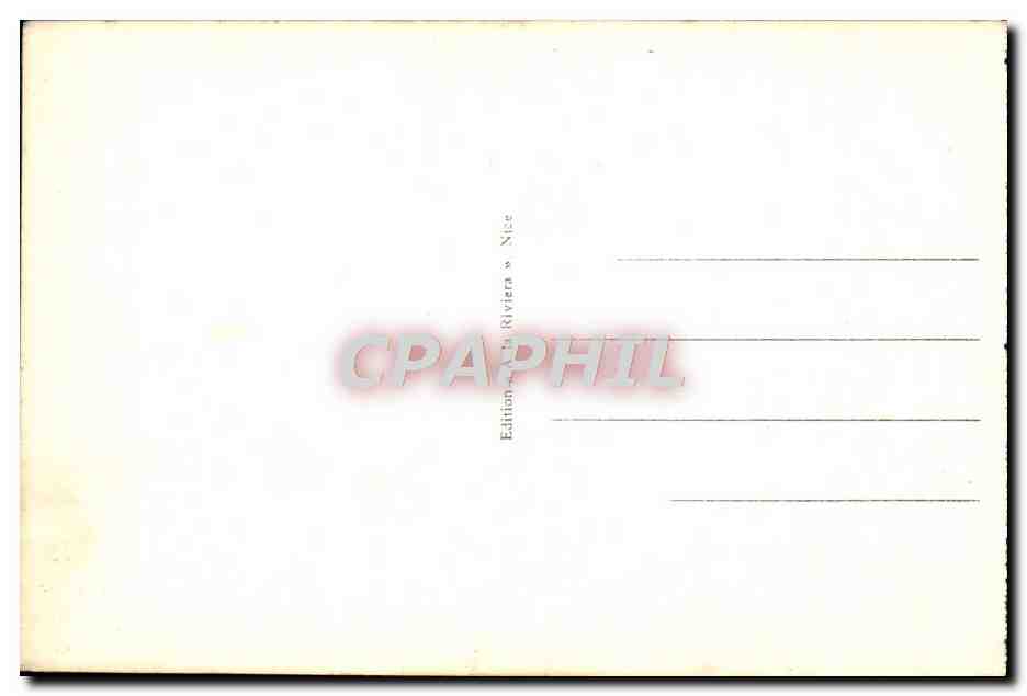 CPA Nice Les Regates Bateaux — Verso