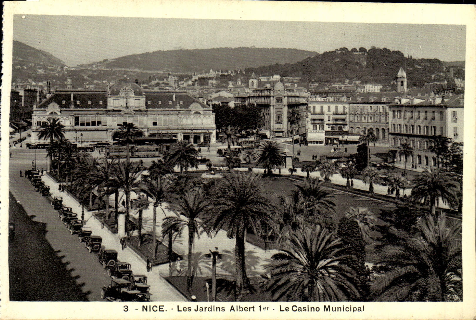 CPA Nice Les Jardins Albert 1er Le Casino 