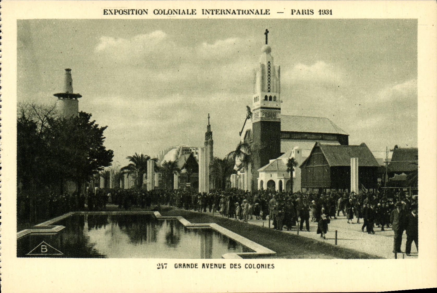 Exposition Coloniale Internationale — Paris 1934 — Grande Avenue des Colonies — n° 247