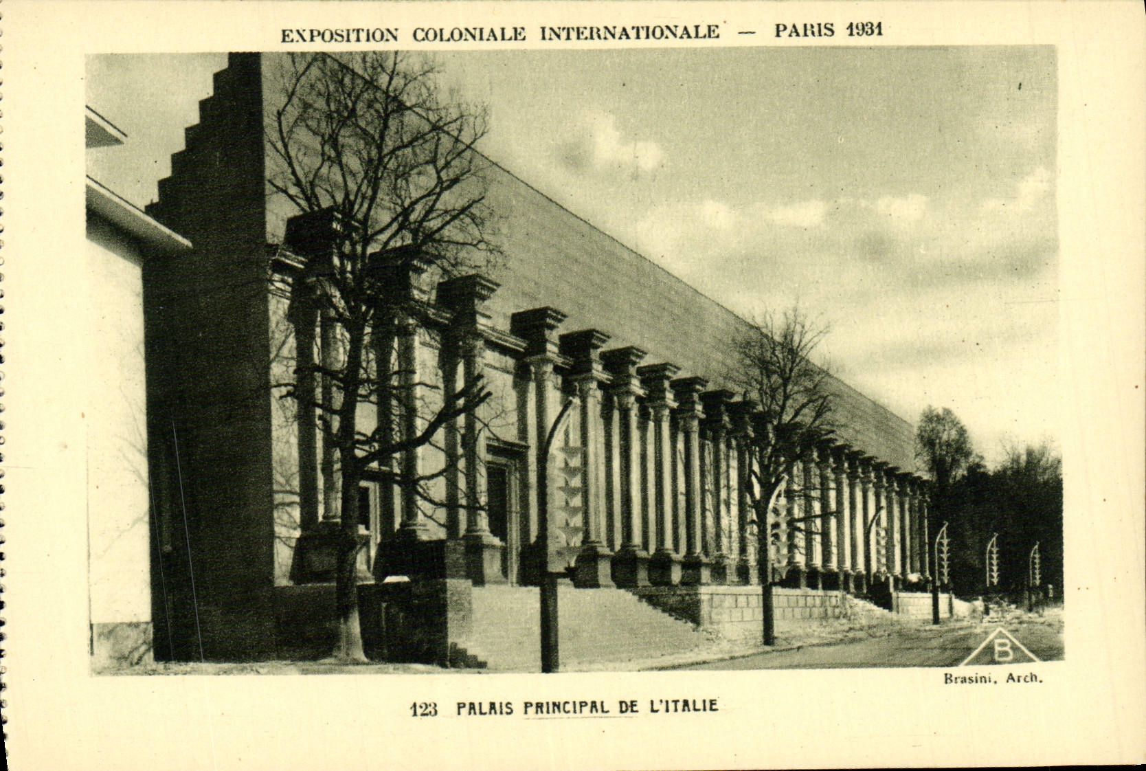 Palais Principal de l'Italie — Exposition Coloniale Internationale — Paris 1931