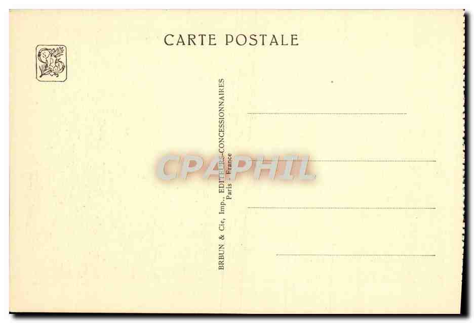 CPA Exposition Coloniale Internationale Paris 1931 Section metropolitaine Palais Est — Rückseite