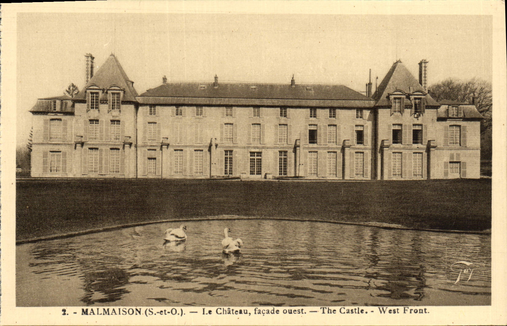 CPA Malmaison Le Chateau 
