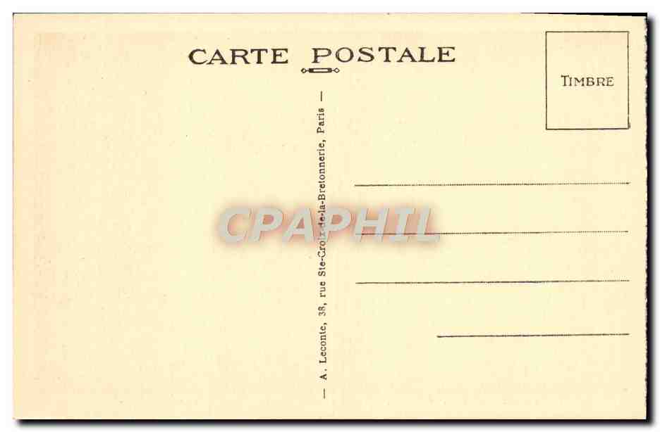 CPA Malmaison Le Chateau  — Rückseite