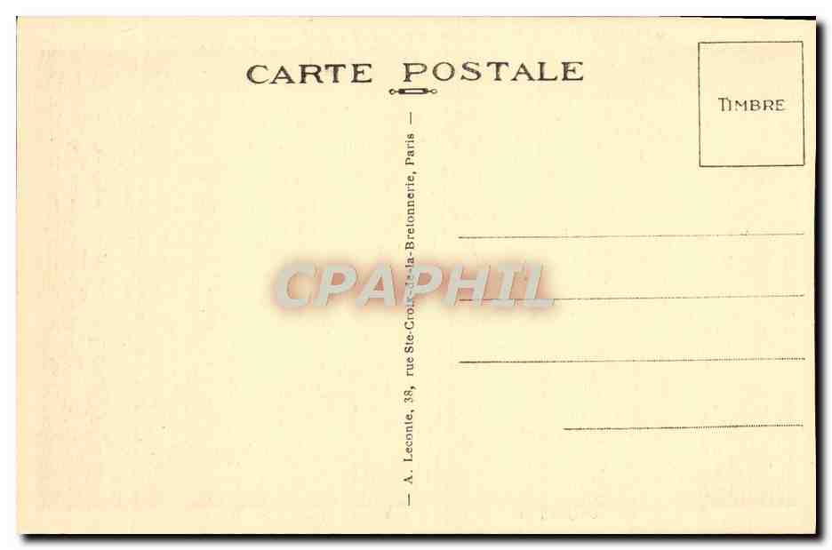 CPA Malmaison La bibliotheque — Rückseite