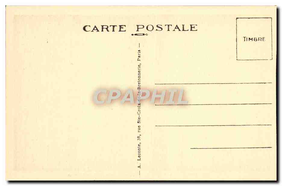 CPA Malmaison La Salle de Bain — Rückseite