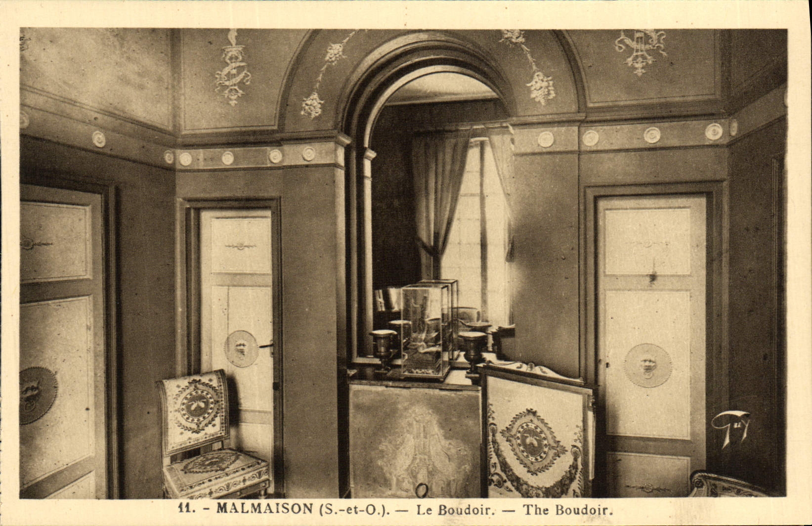 CPA Malmaison Le Boudoir 