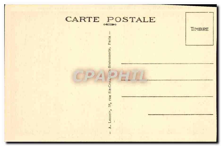 CPA Malmaison La Chambre de Bonaparte et les Souvenirs de Ste Helene  — Rückseite