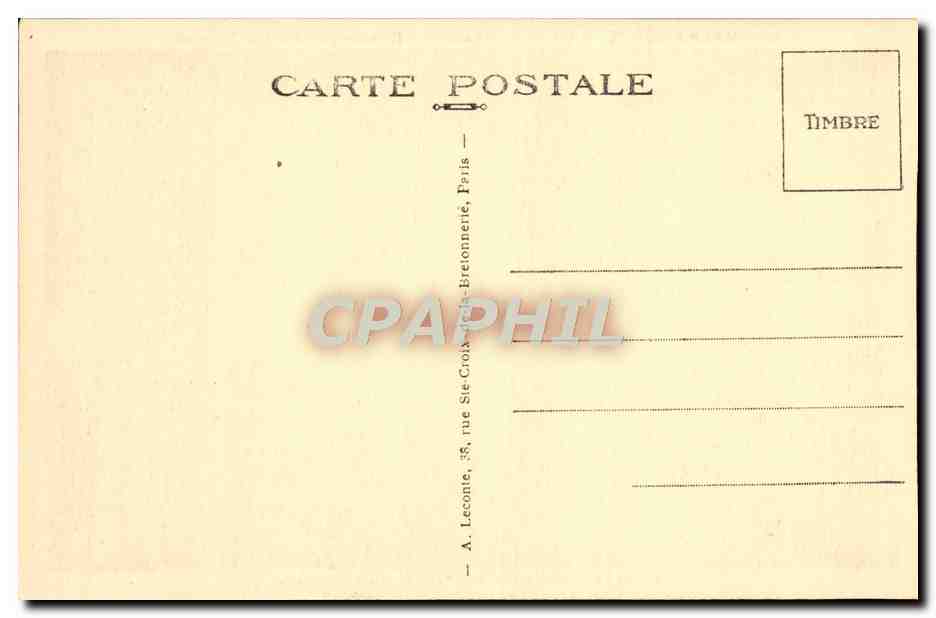 CPA Malmaison La Chambre de Bonaparte et les Souvenirs de la reine Hortense — Rückseite