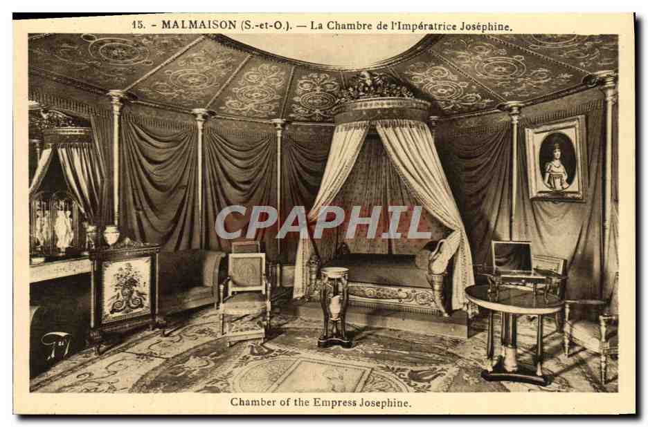 CPA Malmaison La Chambre de l'imperatrice Josephine