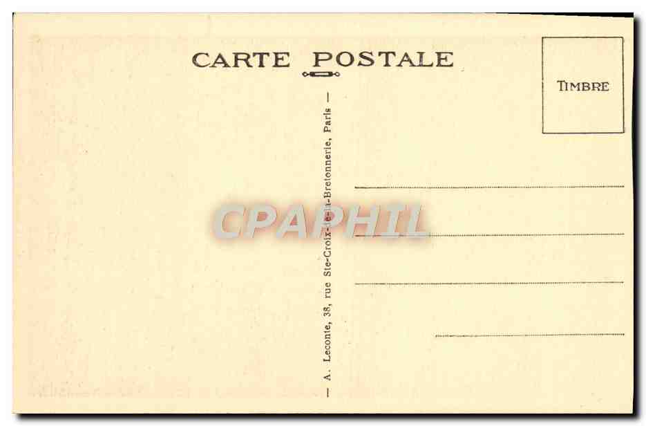 CPA Malmaison Le Premier Consul Par Isabey Napoleon 1er — Verso