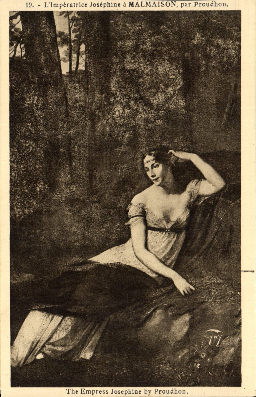CPA Malmaison L'imperatrice Josephine par Proudhon 