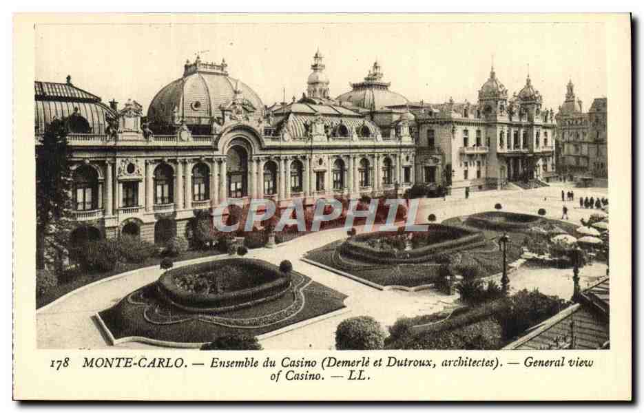 CPA Monte Carlo Essemble du Casino 