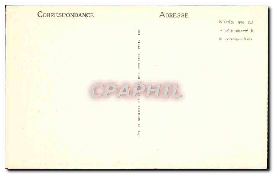 CPA Monte Carlo Essemble du Casino  — Rückseite