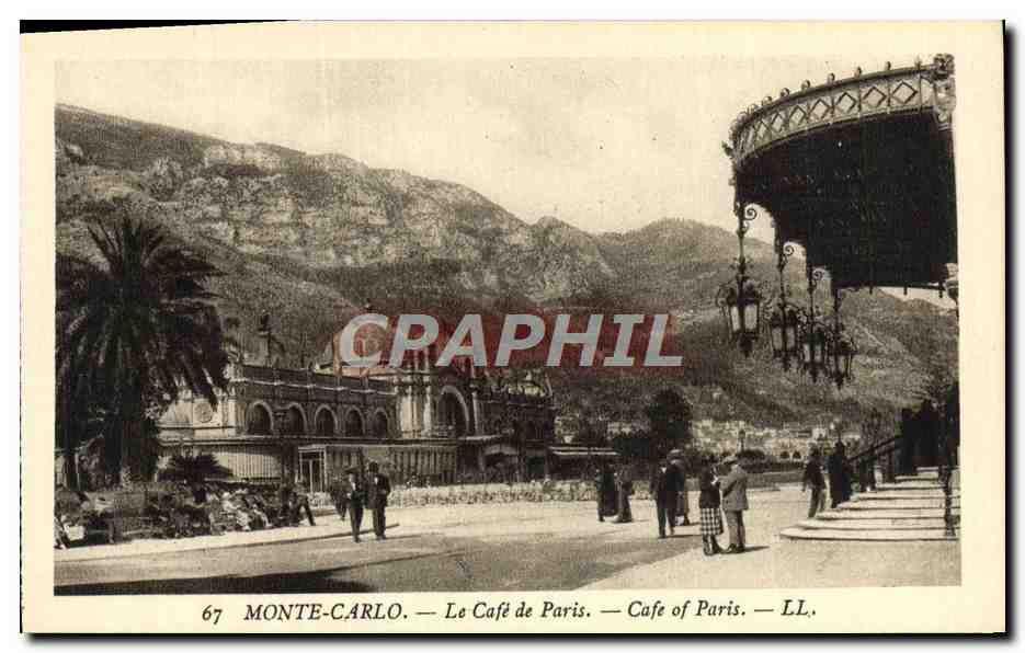 CPA Monte Carlo Le Cafe de Paris