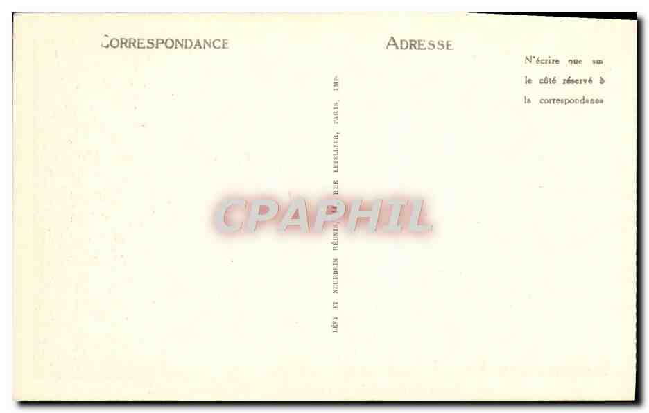 CPA Monte Carlo Le Cafe de Paris — Verso