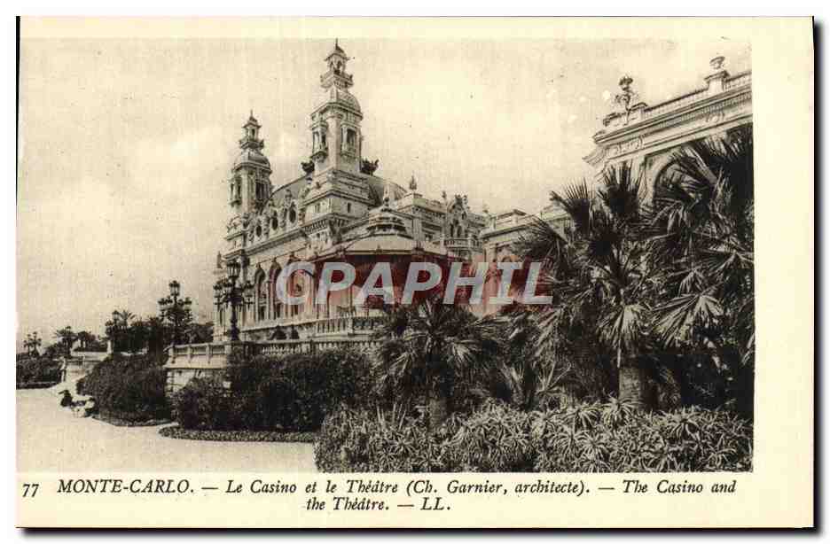 CPA Monte Carlo Le Casino et le Theatre