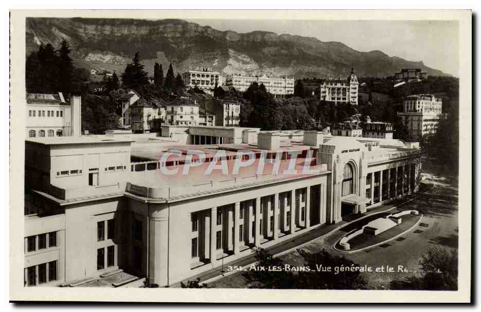 CPA Aix Les Bains Vue generale