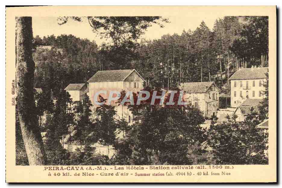 CPA Peira Cava Les Hotels Station estivale
