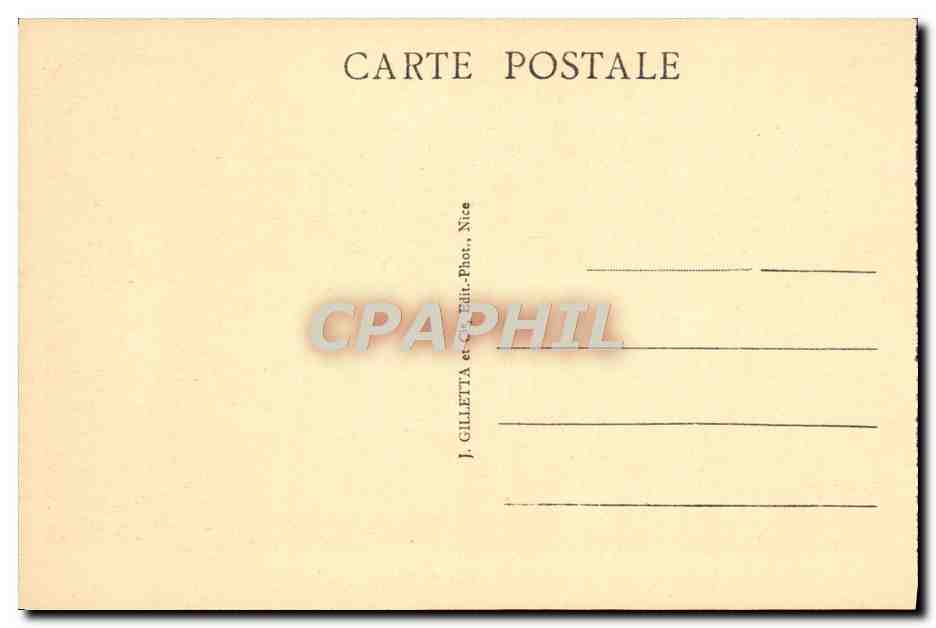 CPA Peira Cava Vue Generale Station estivale Cure d'air — Back