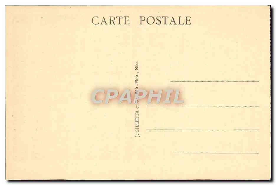 CPA Peira Cava Vue Generale Station estivale Le passage des Echelles — Verso