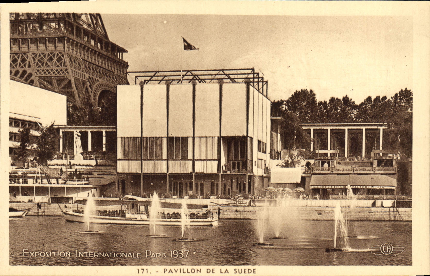 Pavillon de la Suède — Exposition Internationale Paris 1937 — H. Chipault, Boulogne-sur-Seine