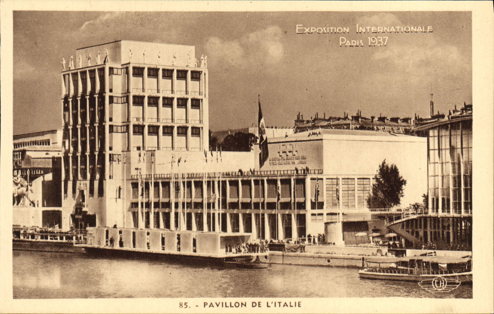 Pavillon der Italien — Internationale Ausstellung Paris 1937 — H. Chipault, Boulogne-sur-Seine