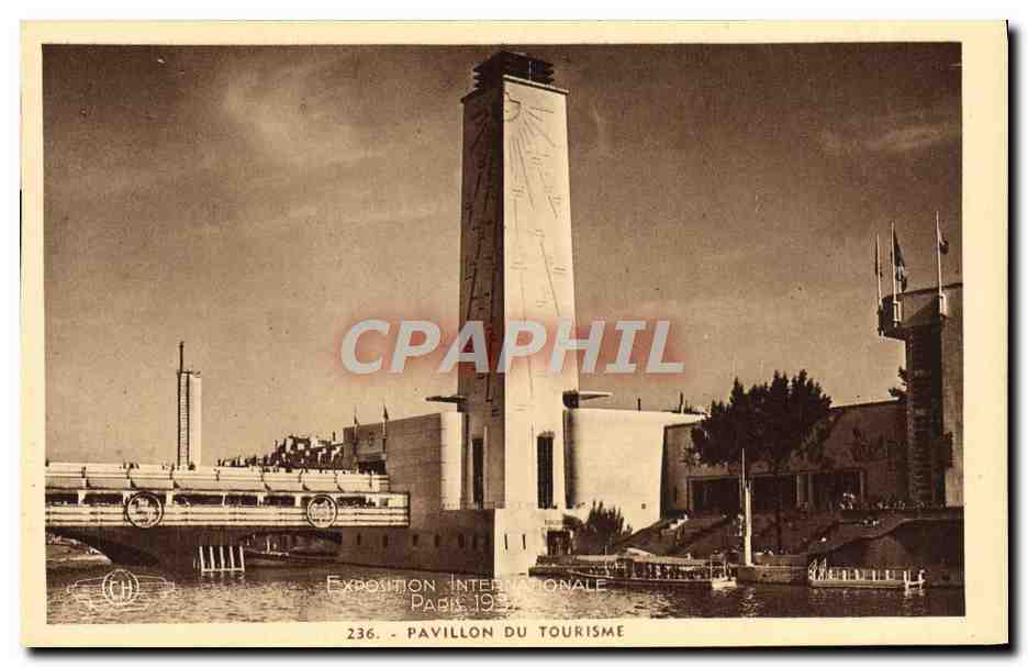 CPA Paris Exposition Internationale 1937 Pavillon Du Tourisme