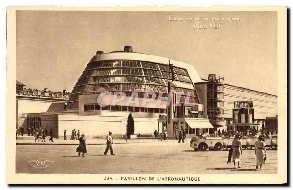 CPA Paris Exposition Internationale 1937 Pavillon De L'Aeronautique