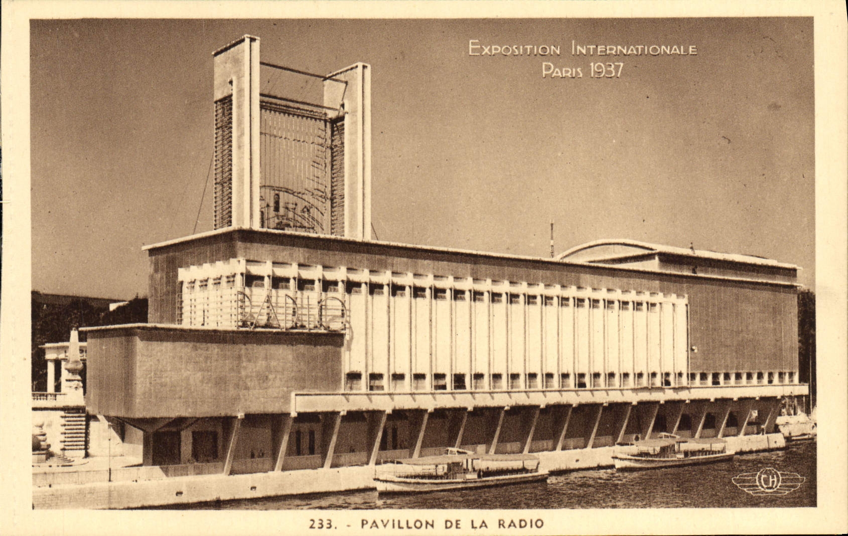 Pavillon de la Radio — Exposition Internationale Paris 1937 — H. CHIPAUDA, Boulogne-sur-Seine