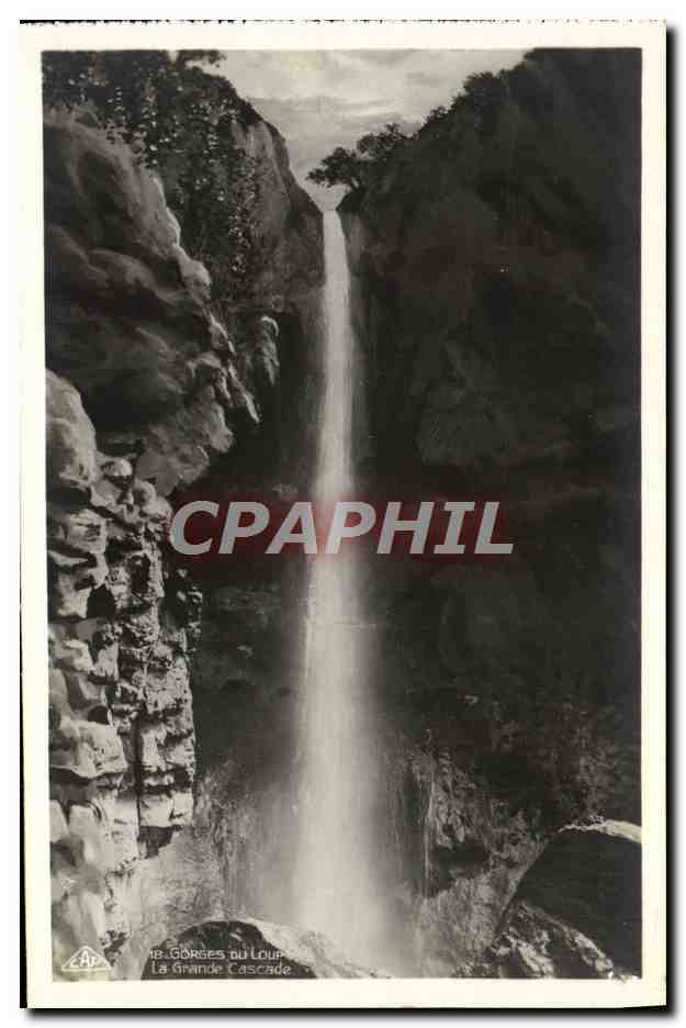 CPA Gorges Du Loup La grande cascade