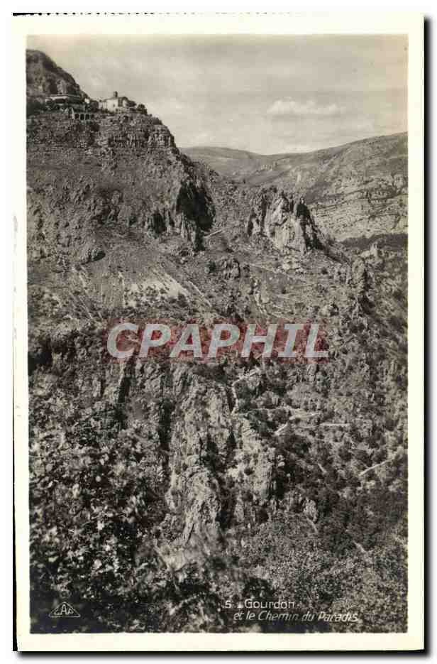 S. Gourdon et le Chemin du Paradis — Éditeur C. Cavalier, Gorges du Loup