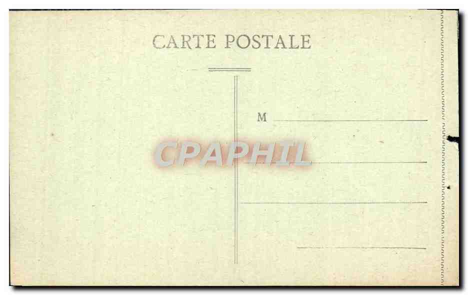 CPA Marseille Eglise Des Retormes et Monument des Mobiles — Rückseite