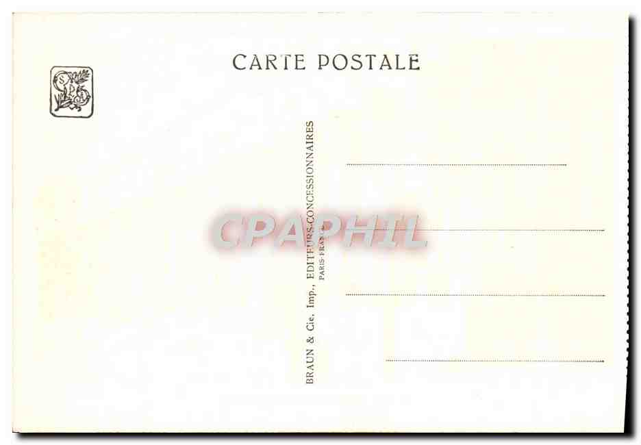 CPA Exposition Coloniale Internationale Paris 1931 Cameroun Togo Pavillon de la chasse — Rückseite