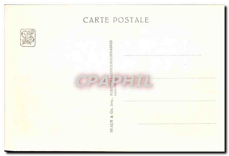 Palast der Metropolitan-Abteilung — Internationale Kolonialausstellung — Paris 1931 — Rückseite