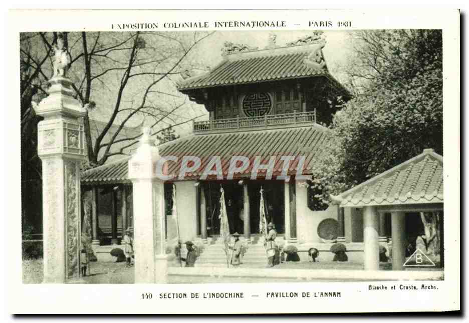 CPA Expostion Coloniale Internationale Paris 1931 Section de l'Indochine Pavillon de l'Annam