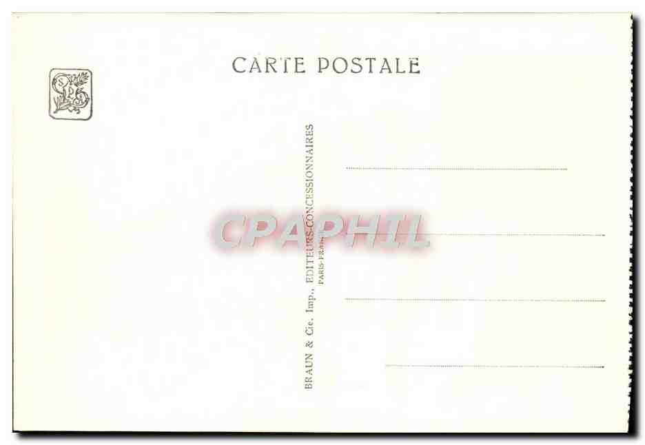 CPA Expostion Coloniale Internationale Paris 1931 Cameroun Togo Le pavillon de la chasse — Rückseite